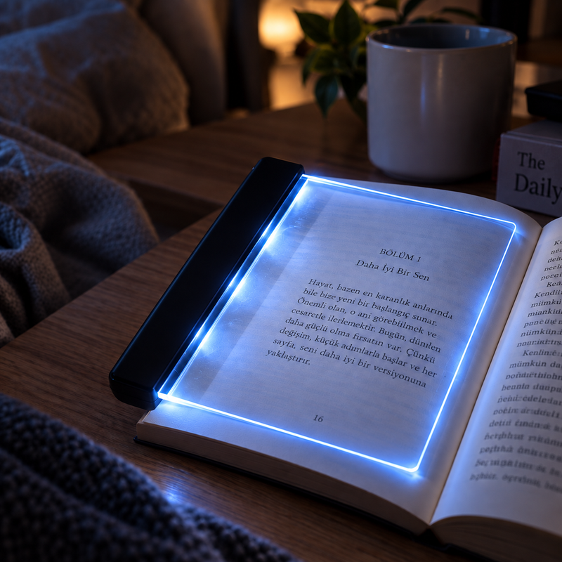 LED Sayfa Aydınlatma Işığı - Kitap Okuma Lambası | IşıkSayfa™
